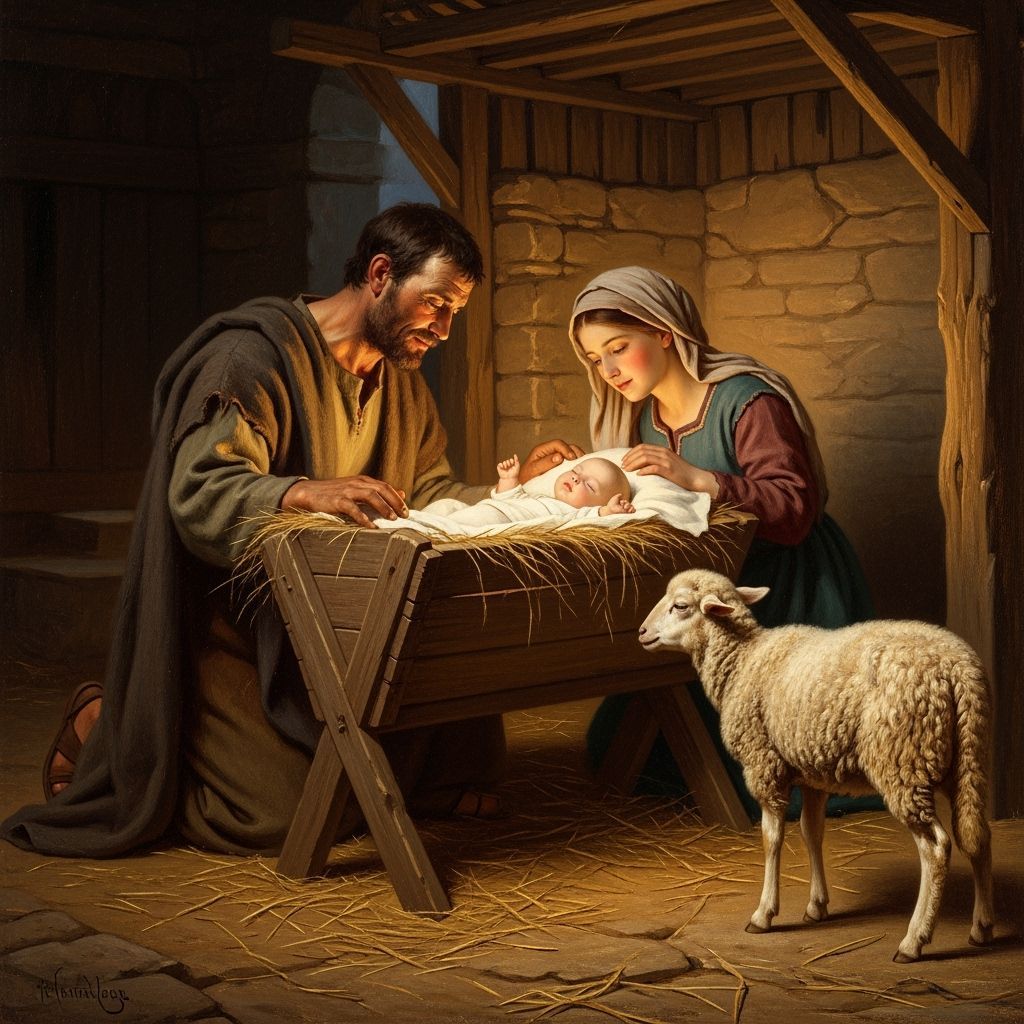 A Baby in a Manger  by @Secret_Strategem