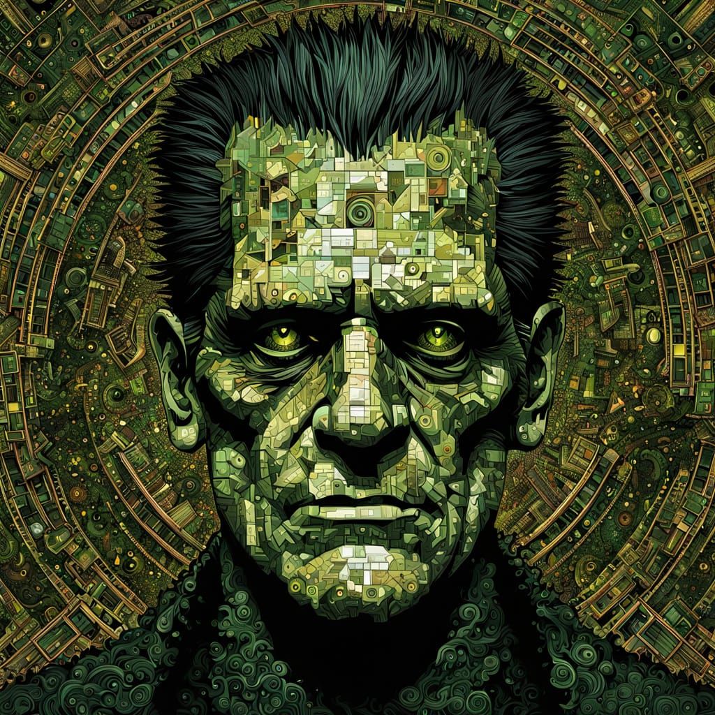 Frankenstein’s Monster  by @DarK StaR