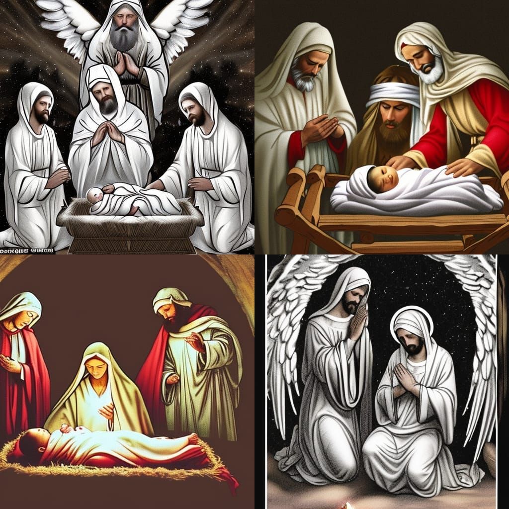 Ye shall find the babe wrapped in swaddling clothes, lying in a manger