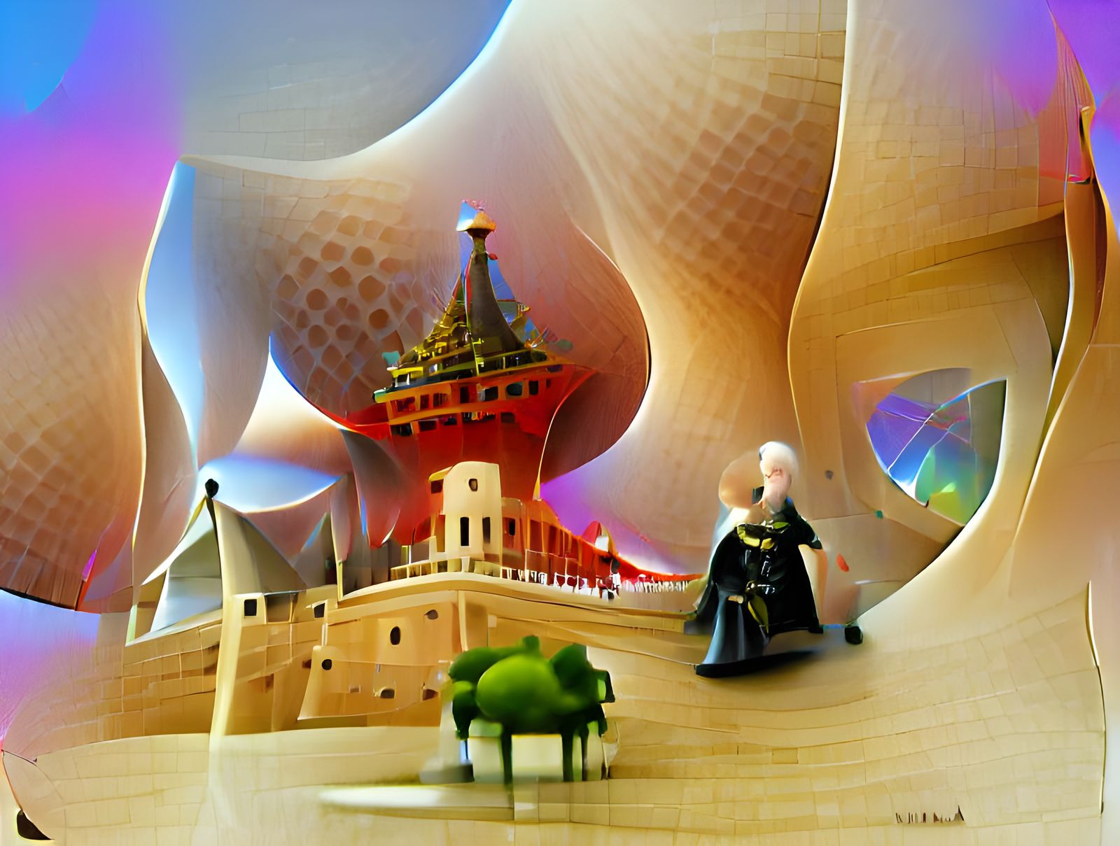 In Xanadu did Kublai Khan a Stately Pleasure Dome Decree AI Generated