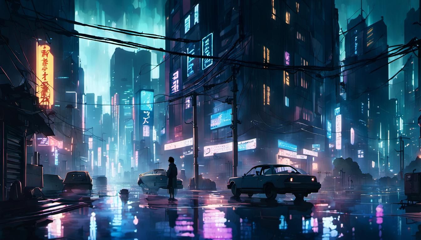 Cyberpunk Cityscape The Anime (SDXL)