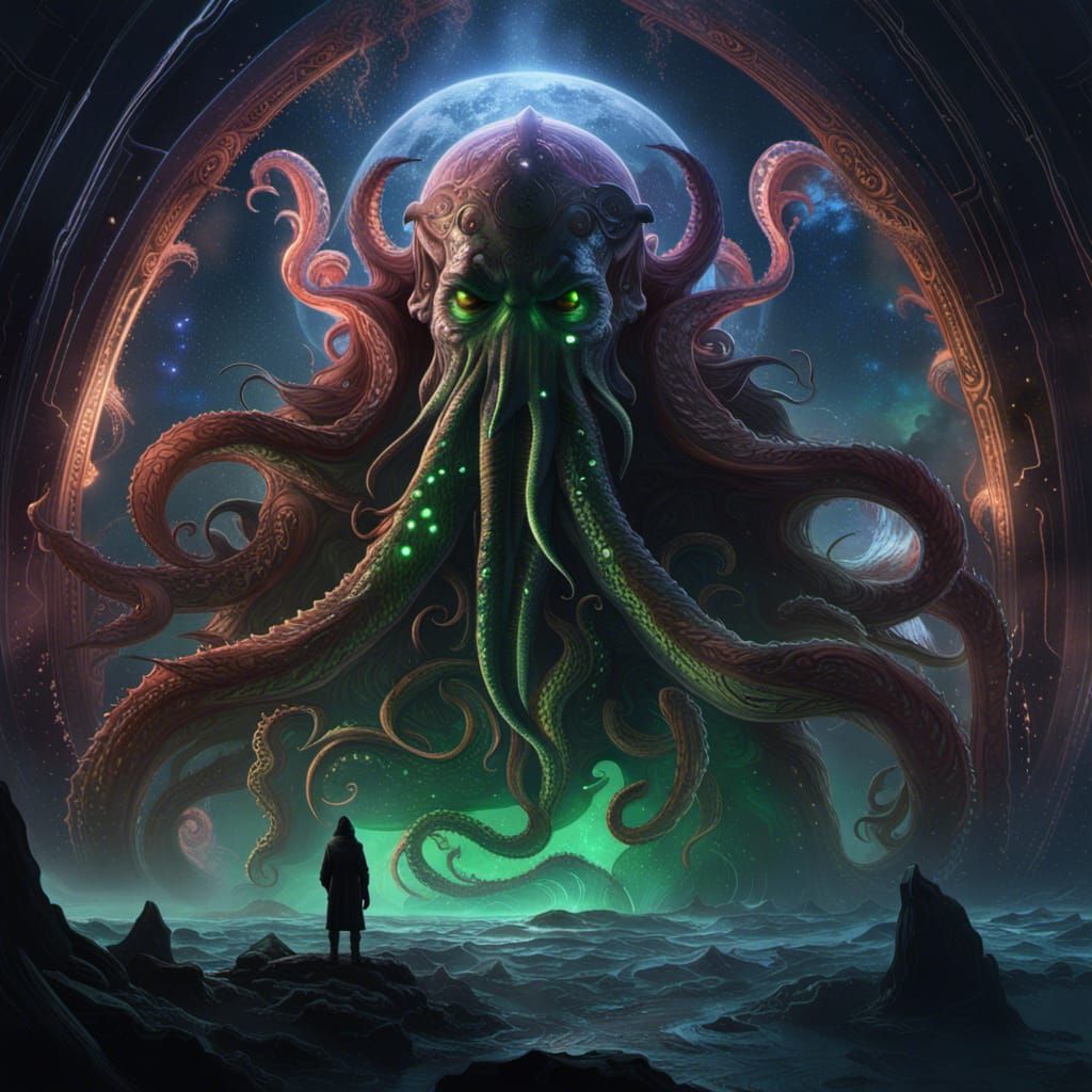 Cthulhu - AI Generated Artwork - NightCafe Creator