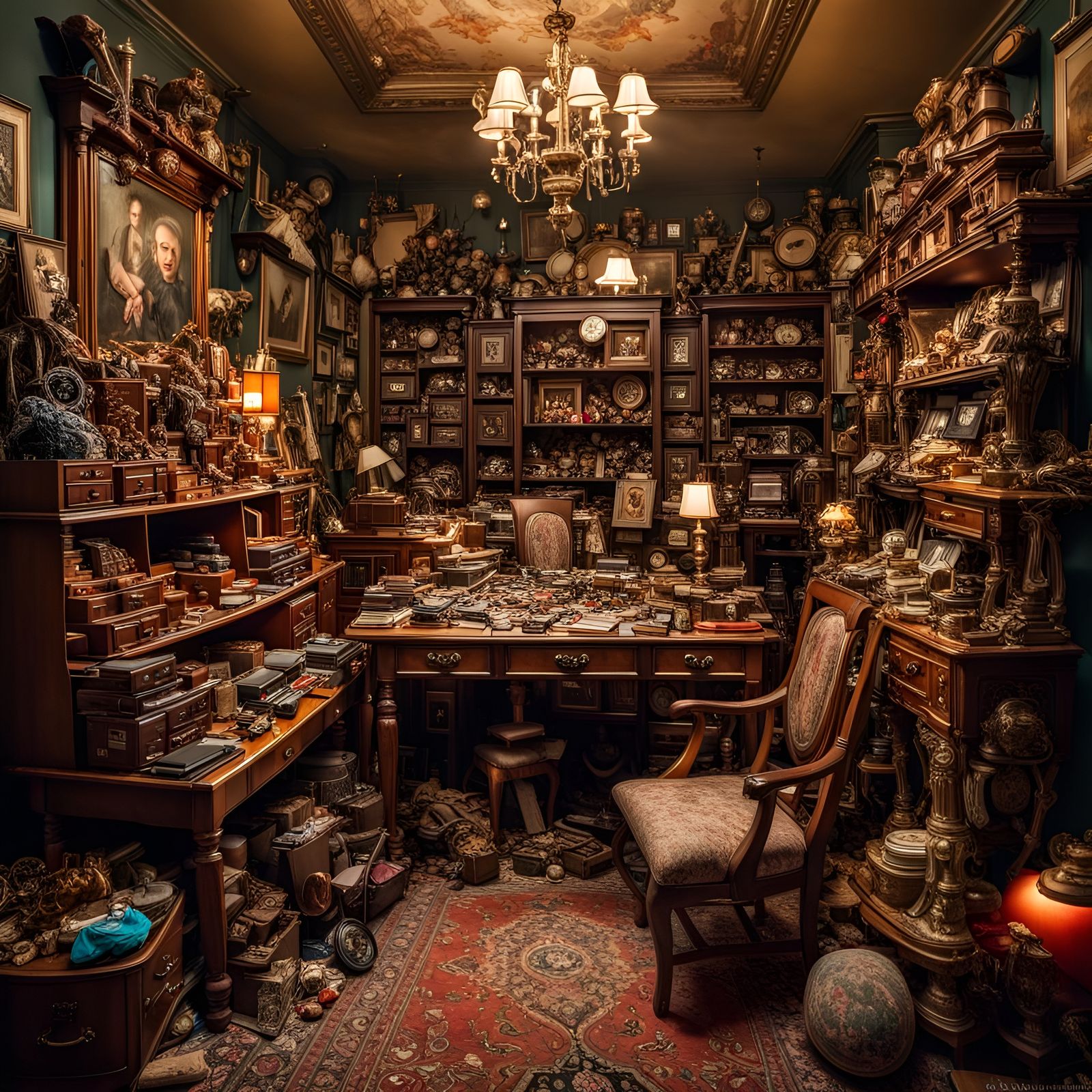 Collector's room.  by @Arkanion