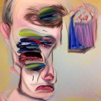 A portrait of Masochism - AI Generated Artwork - NightCafe Creator