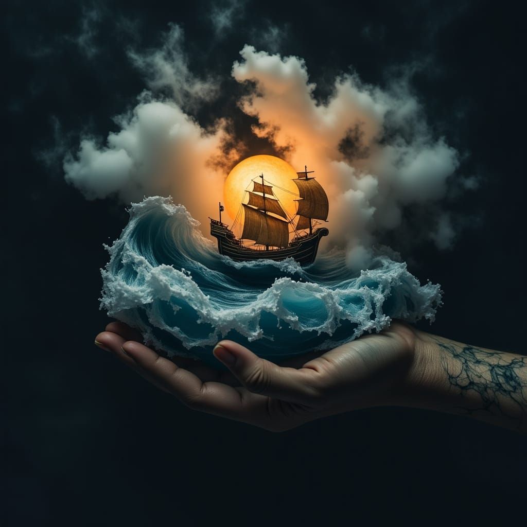 The ship  by @ArtByAj