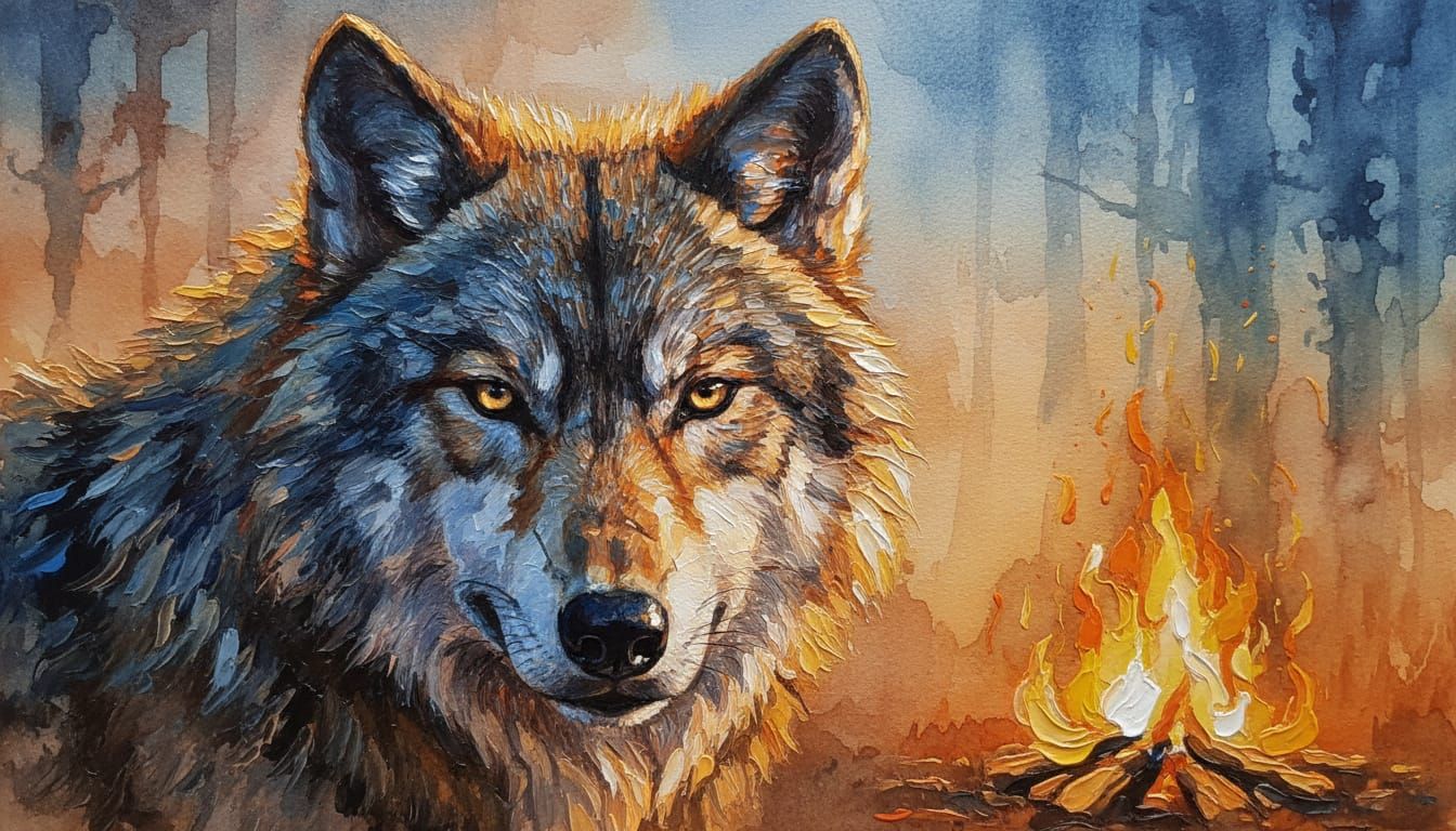 The wolf   by @harzilla