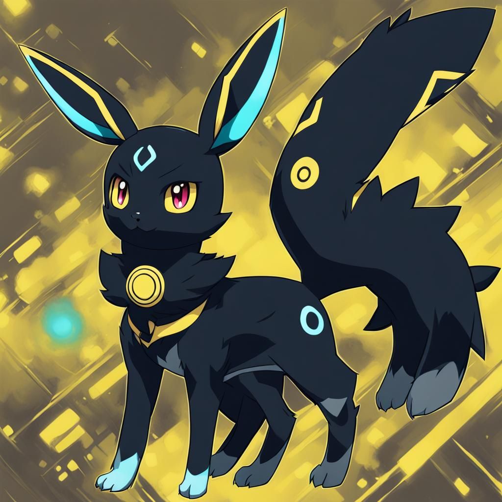 Umbreon Espoen Slyveon - AI Generated Artwork - NightCafe Creator