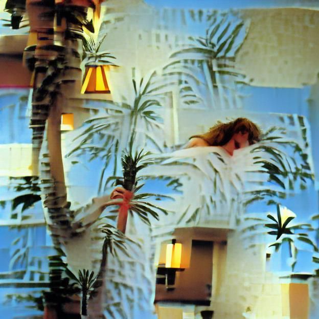 hotel palm tree 1987 babe