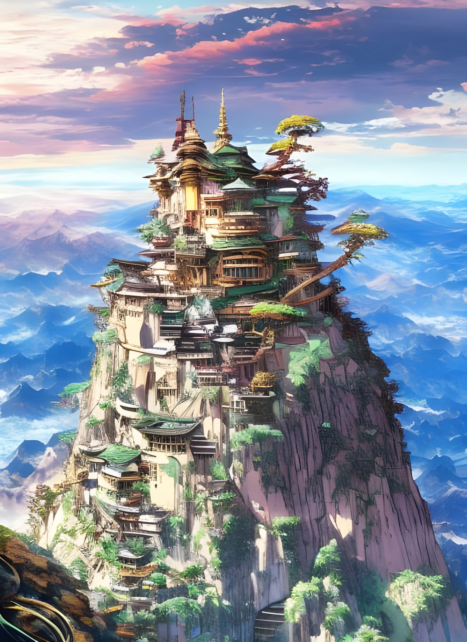 Temple Mountain  by @Gazelli