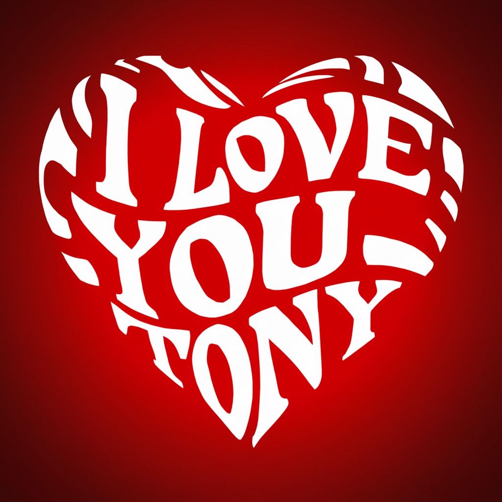 I LOVE YOU TONY