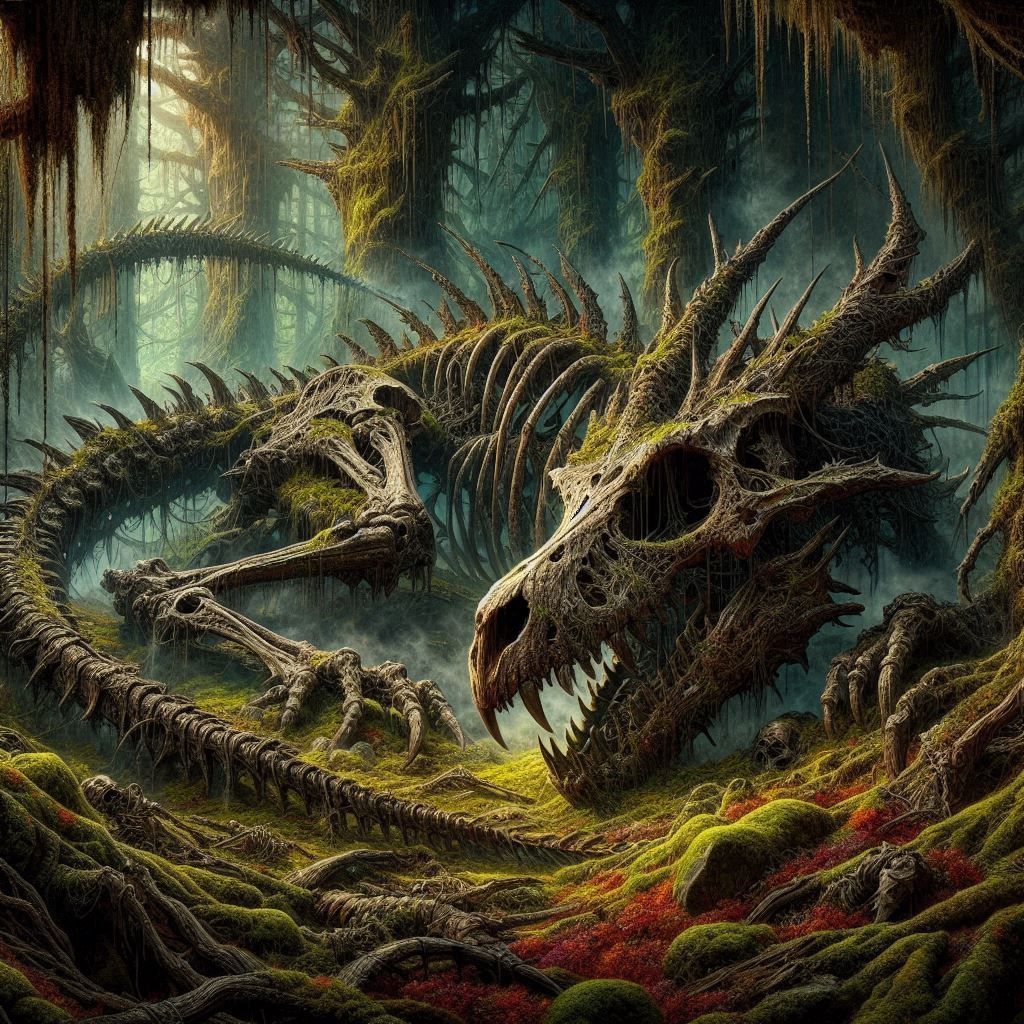 Yldrys, the Eternal Fire, lost in the woods