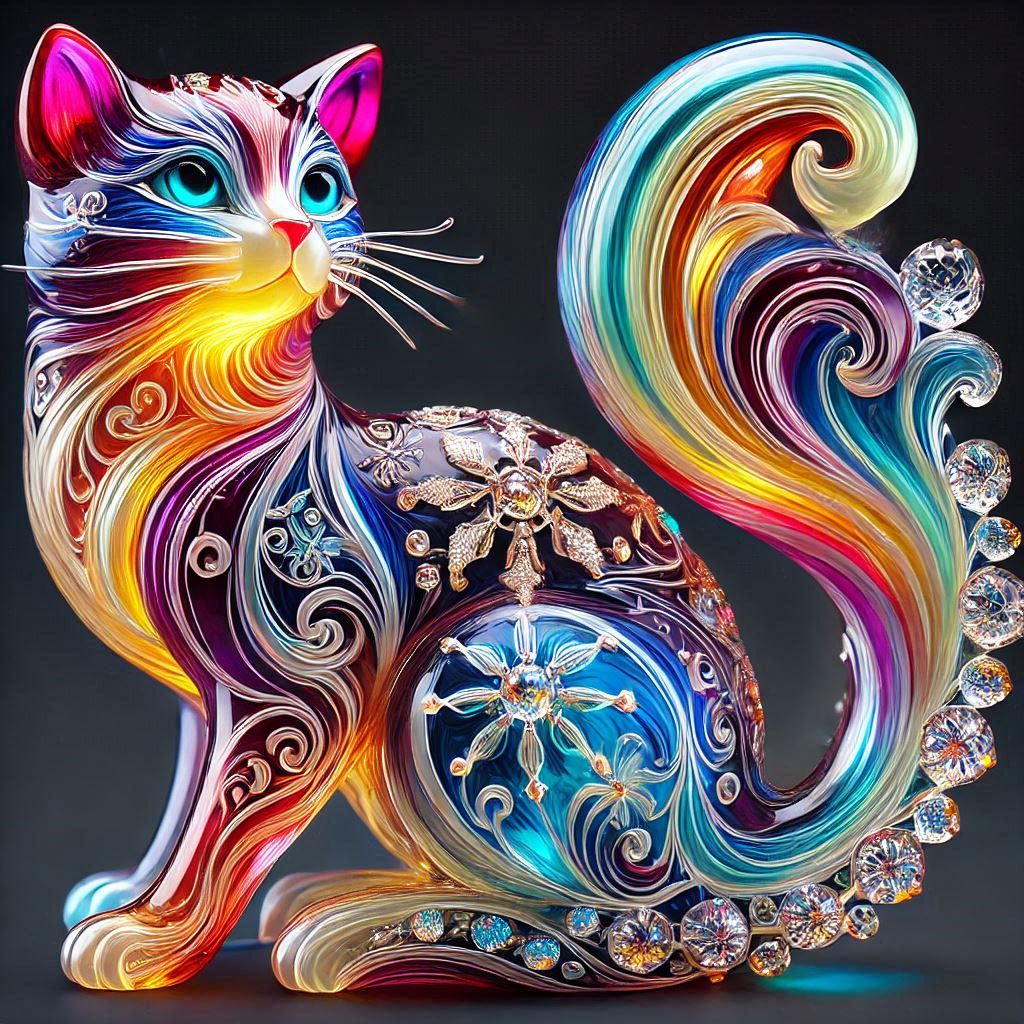 glass cat