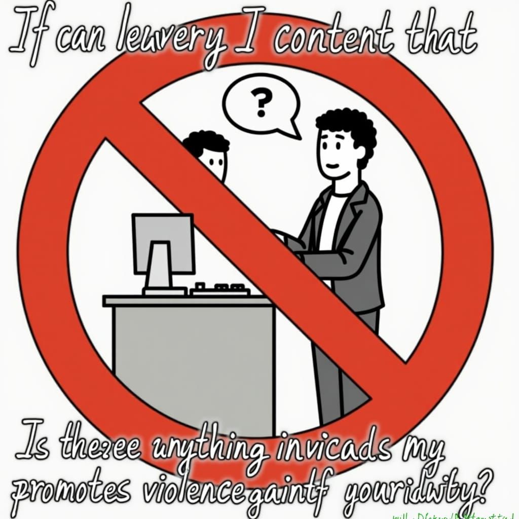 Image Generation Request Declined: Violates Policy