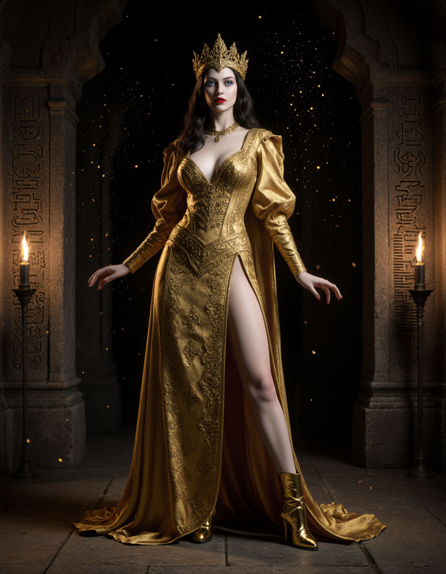 A mystically seductive Babylonian high priestess 42