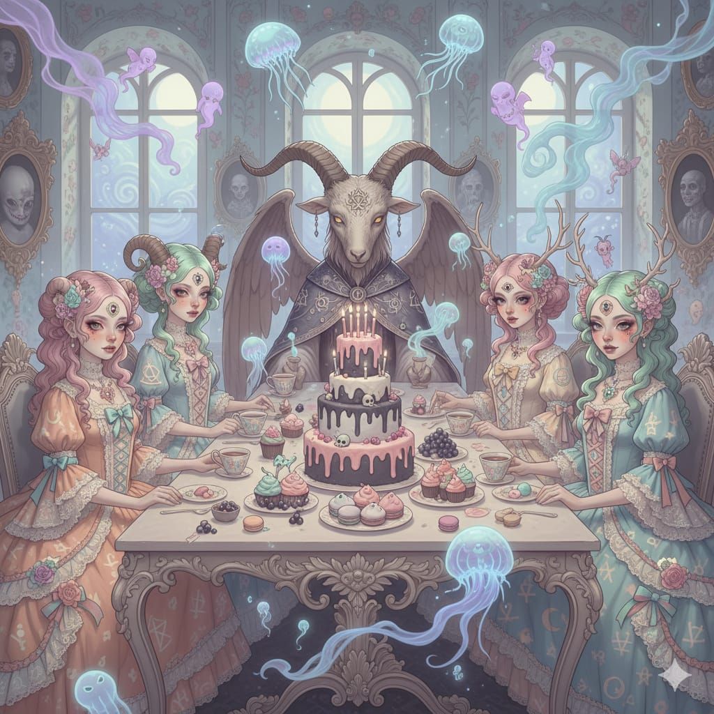 baphomet's cute bd party!