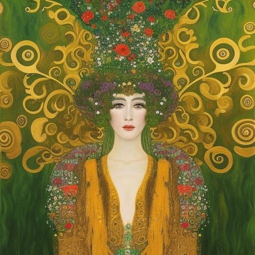 Gustav Klimt Style