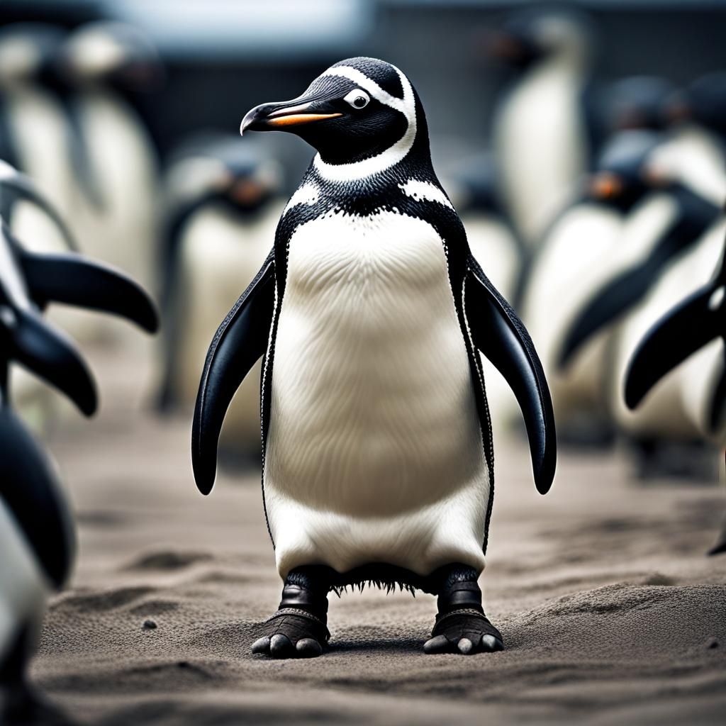 penguin in the army