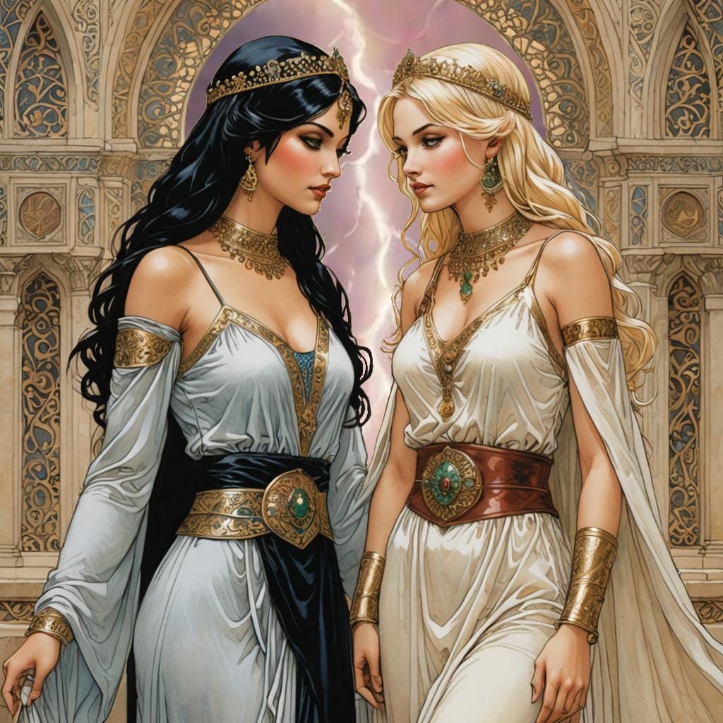 The tensions between the sisters increase