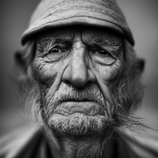 A very very old man - AI Generated Artwork - NightCafe Creator