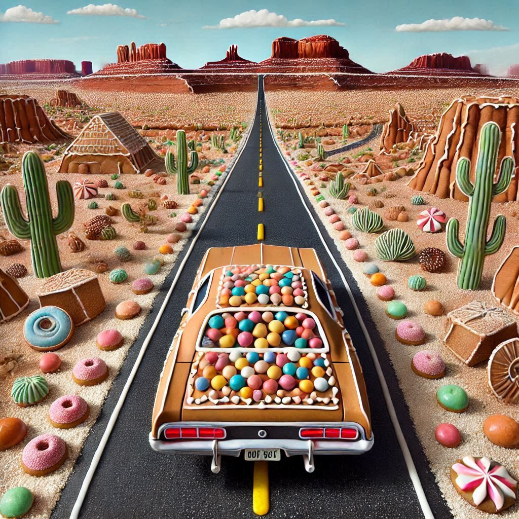 Gingerbread road trip