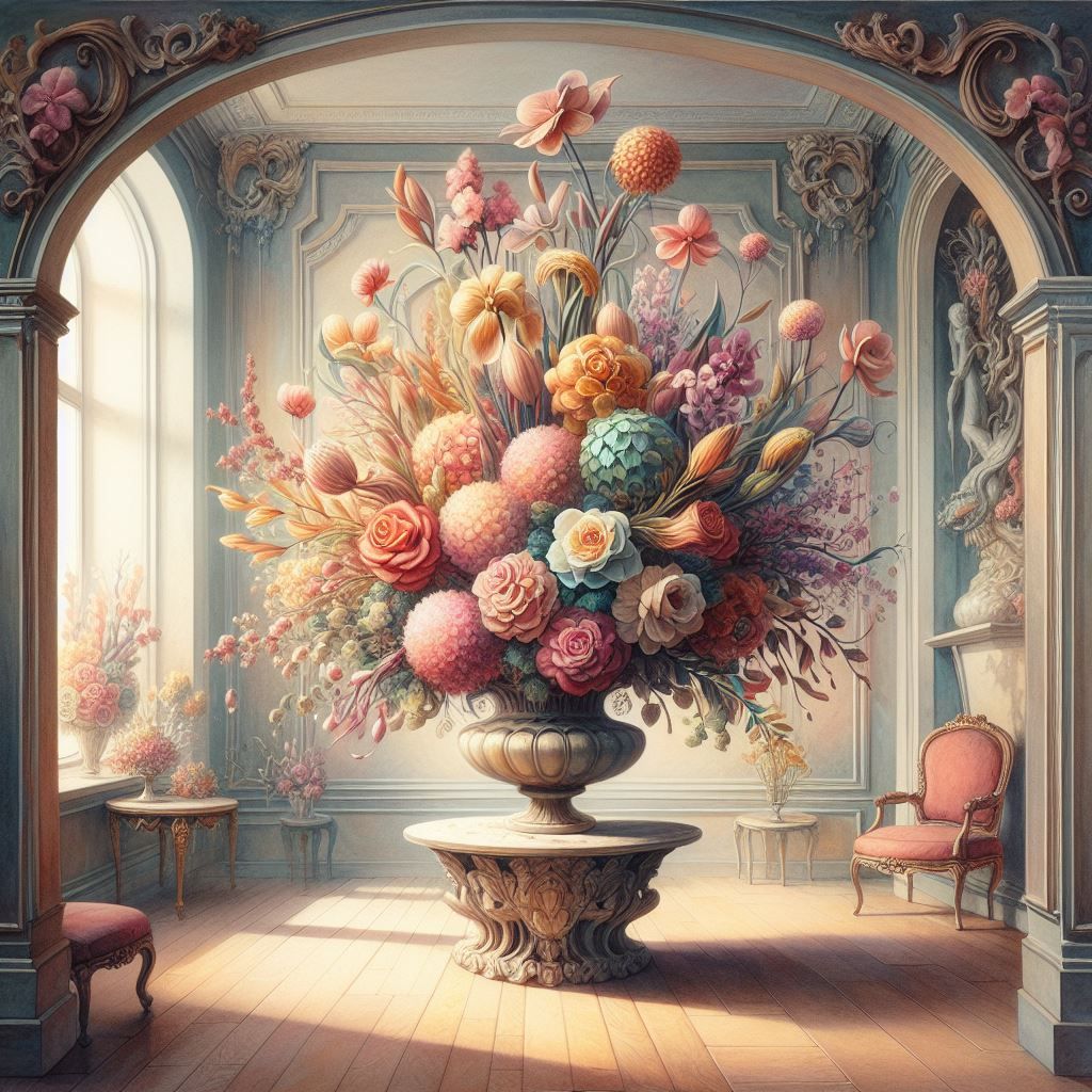 Surreal Flower Arrangement