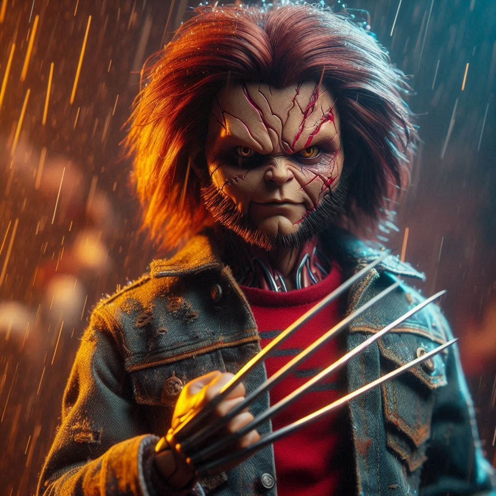 Chucky as Wolverine