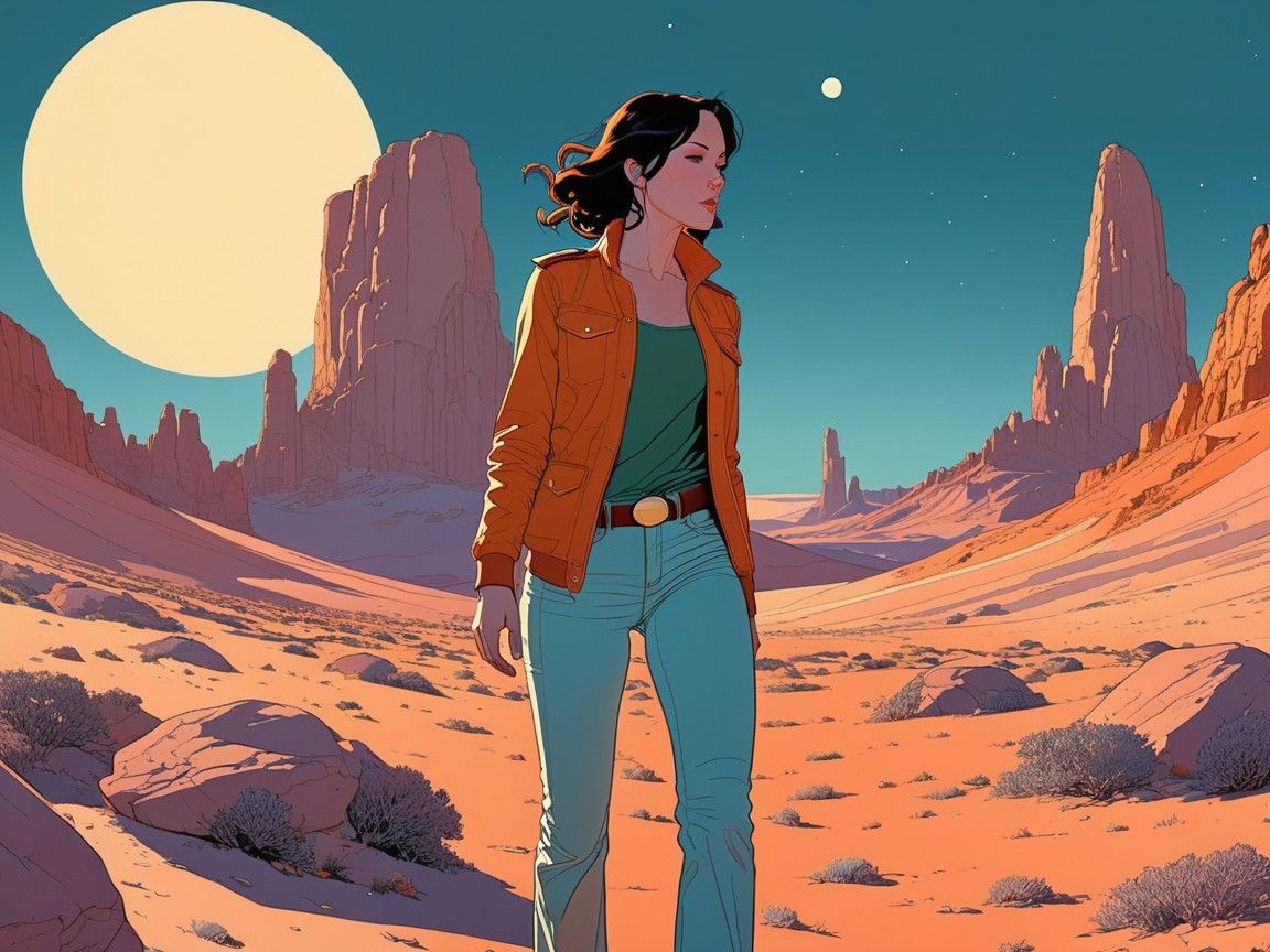 with two moons to light my way