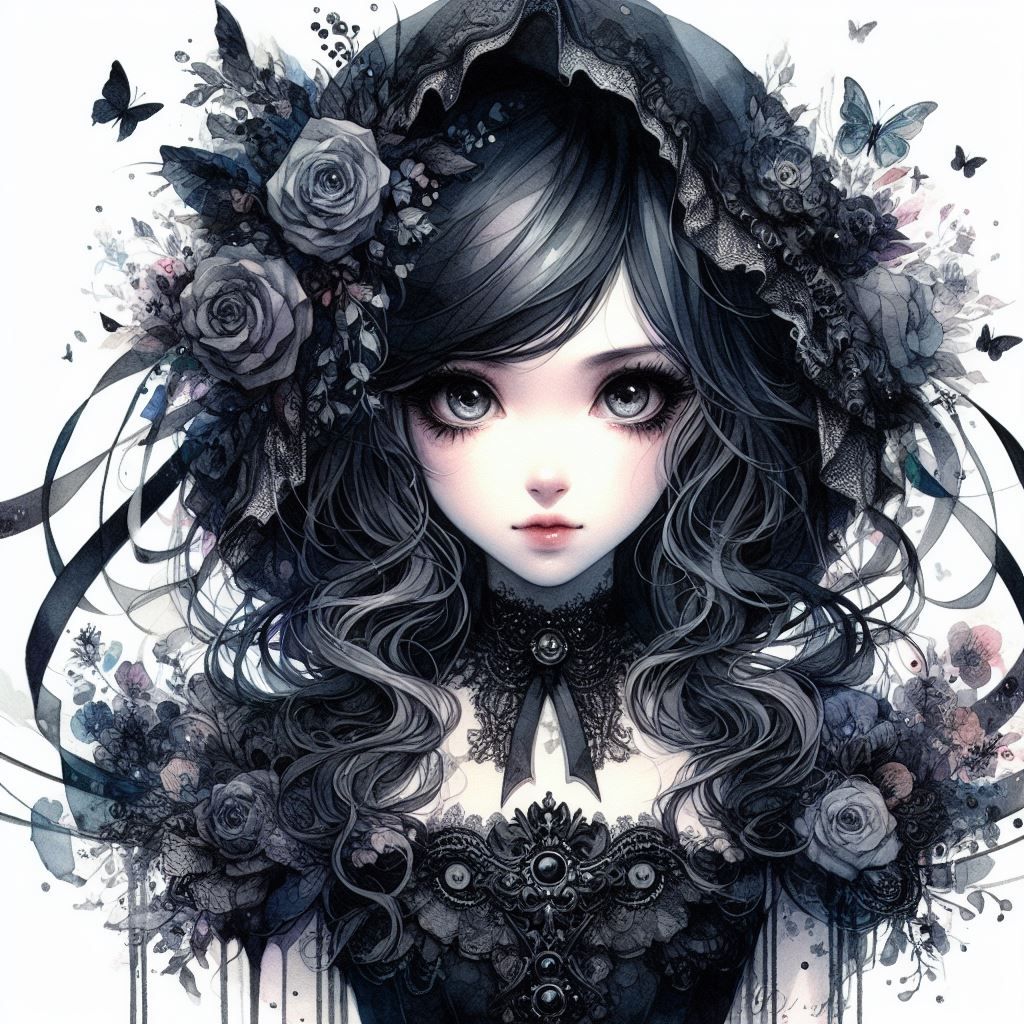 Gothic Anime girl