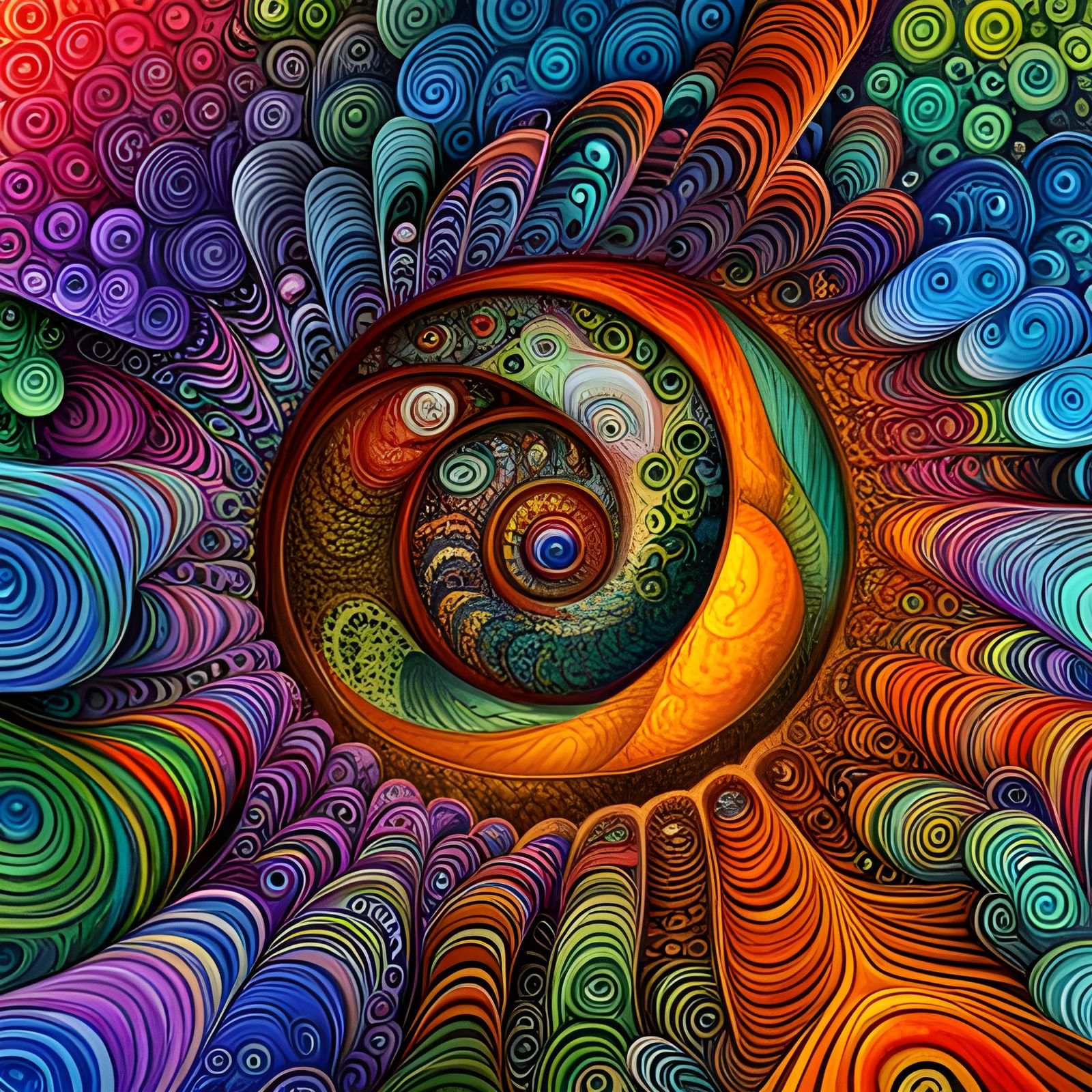 trippy worm hole - AI Generated Artwork - NightCafe Creator