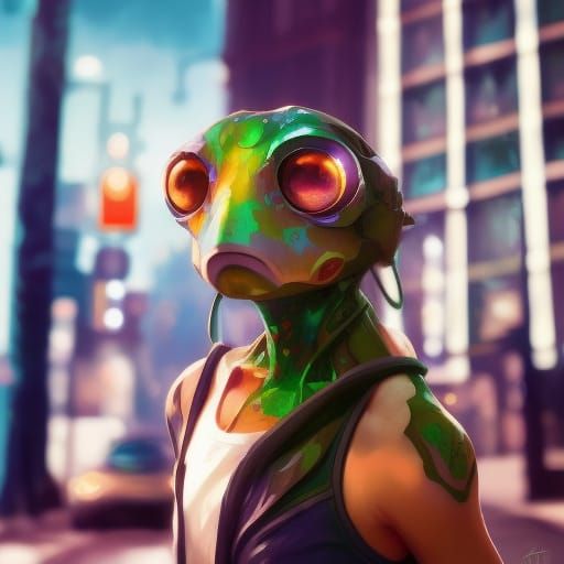 Amphibian - AI Generated Artwork - NightCafe Creator