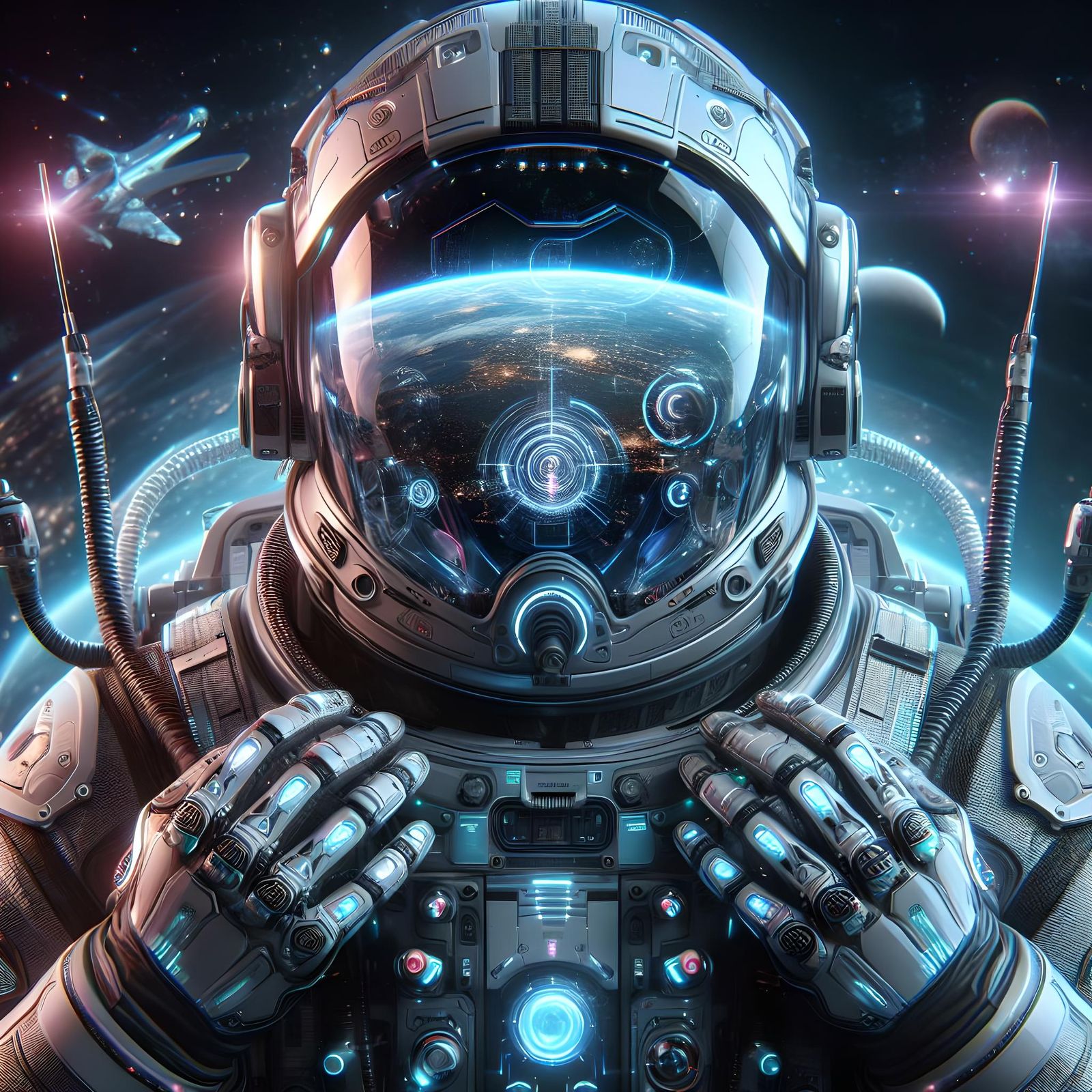 Futuristic astronsut