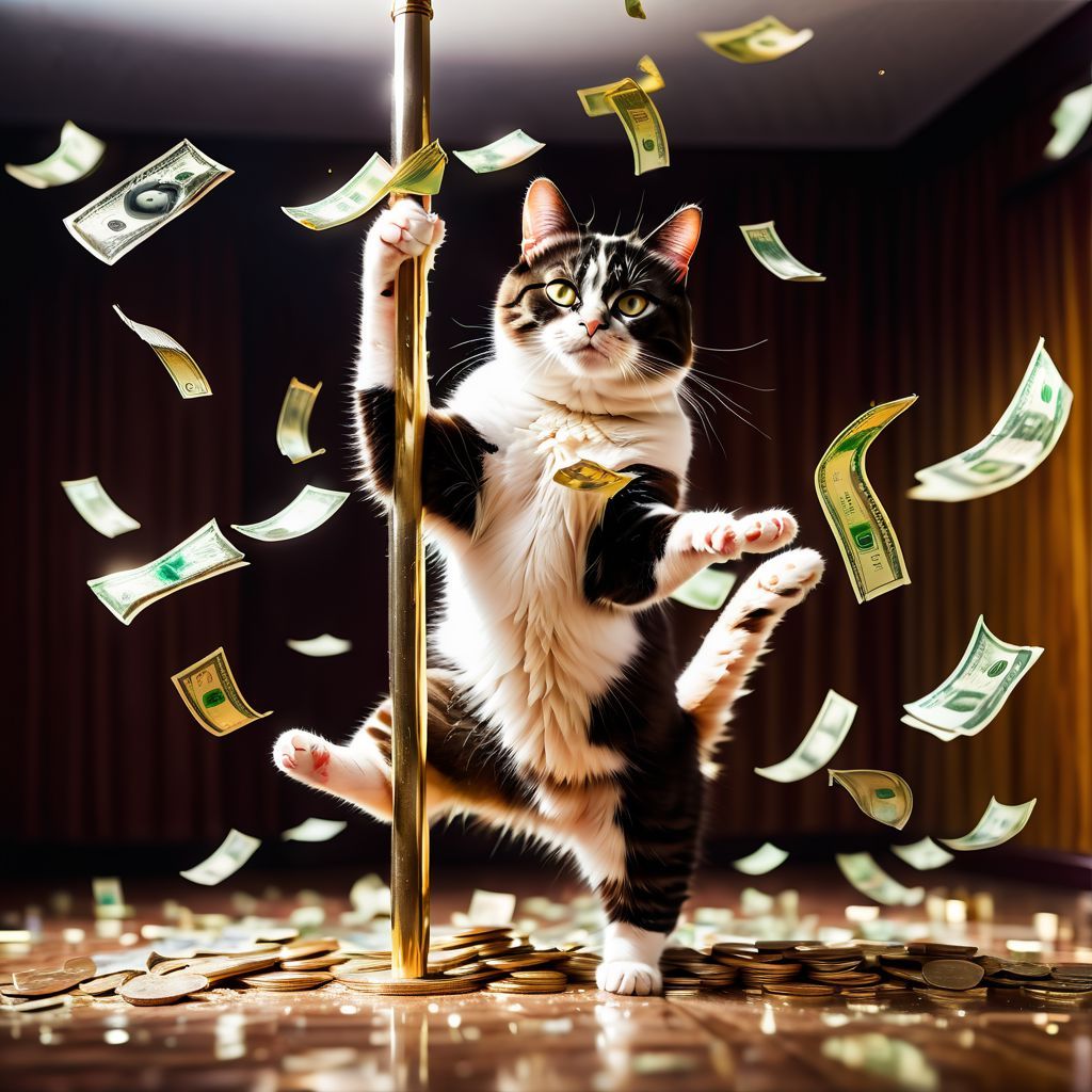 She works hard for the money