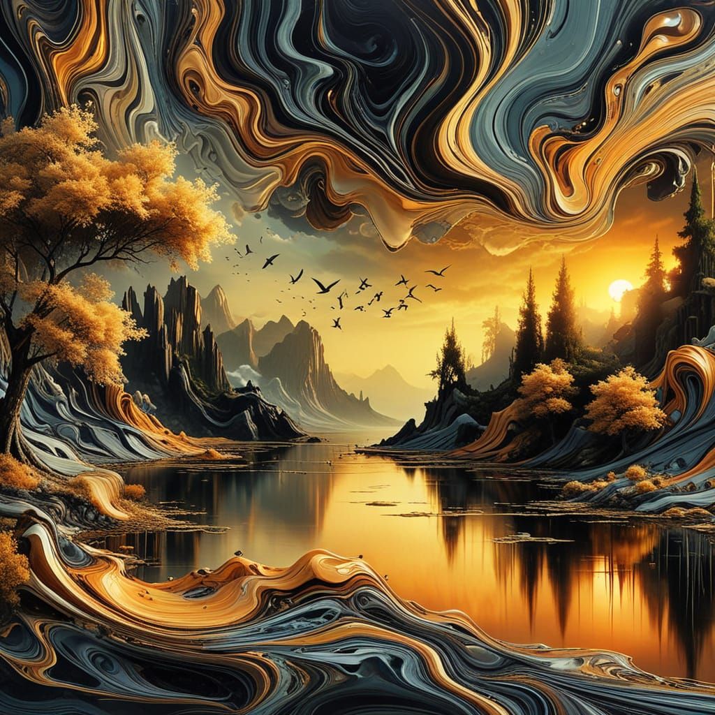 Natural scenery surrealist