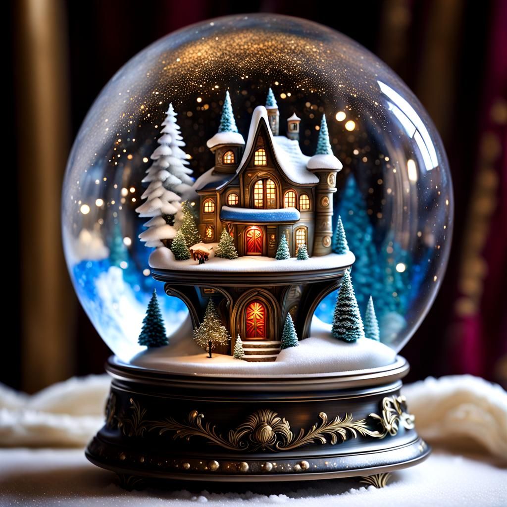 Snow Globe  by @BetaPrime