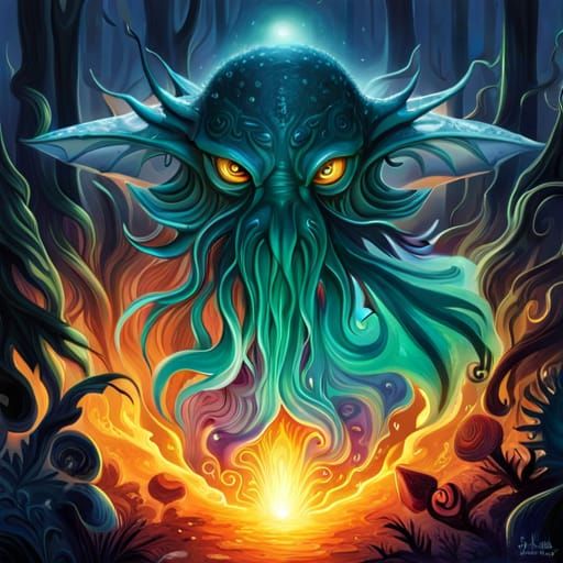 Cthulhu  by @teemo s
