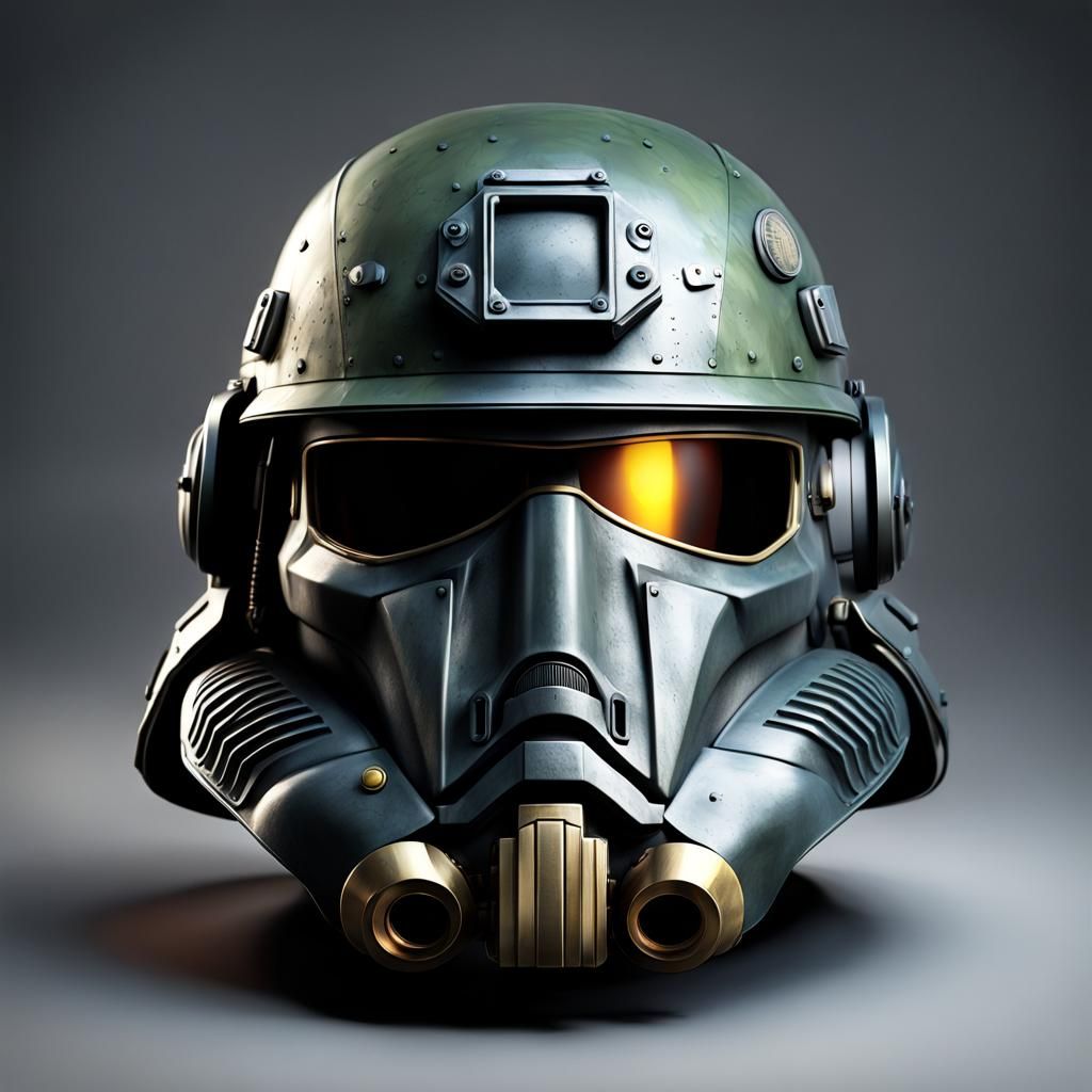 [ultimate helmet for protection against war, highly detailed...