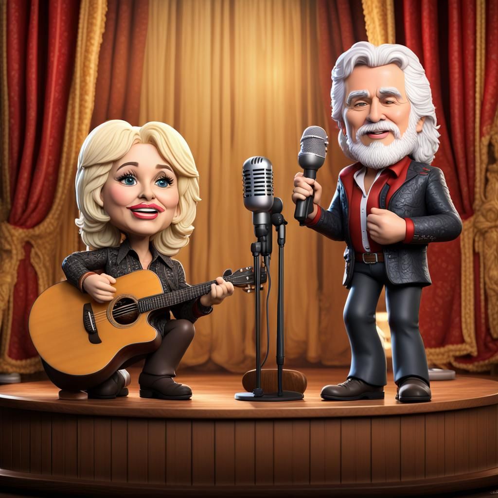 Kenny Rogers and Dolly Parton duet  by @Skyangel
