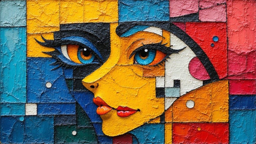 Eye of the Tiger in Neo-Expressionist Oil Painting