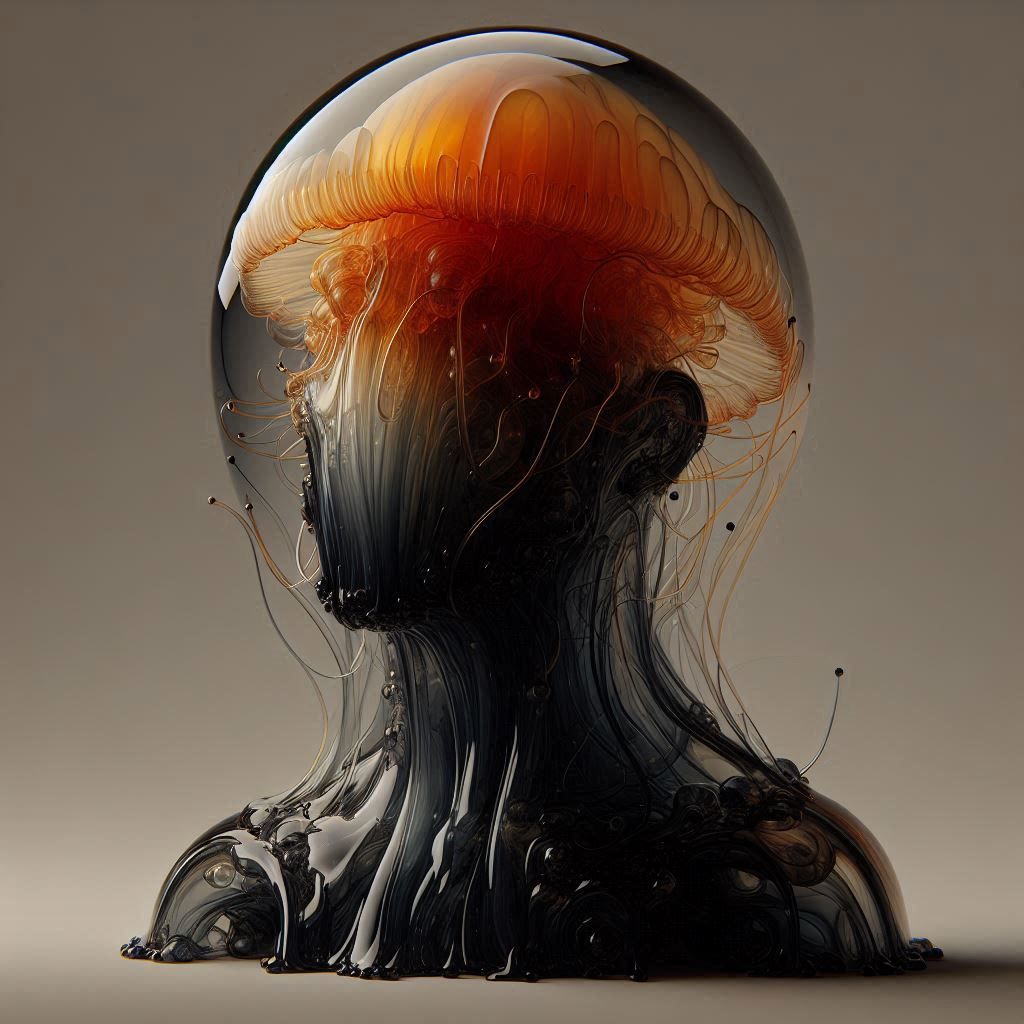 Glass Jellyfish Head