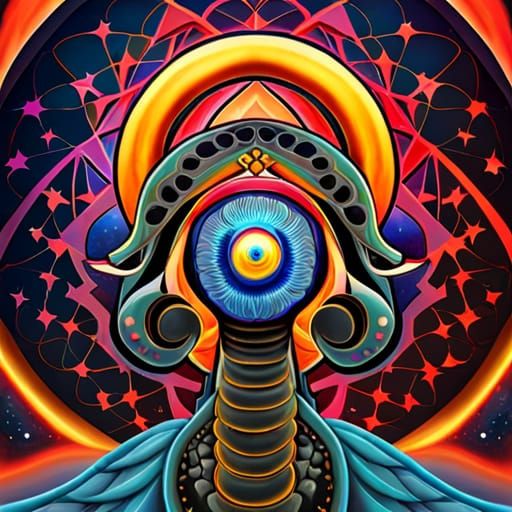 Cosmic illustration by Stella da Remo