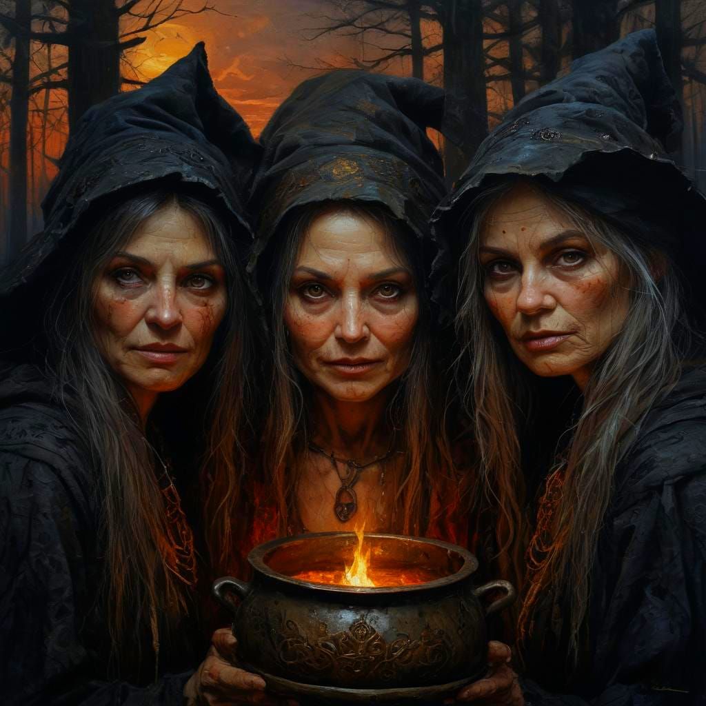 Double double toil and trouble, fire burn, cauldron bubble - Macbeth - Shakespeare  by @Liberty99 - Tracey - MamaBear