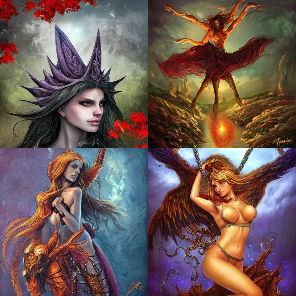 Fantasy art by Frankie Perez