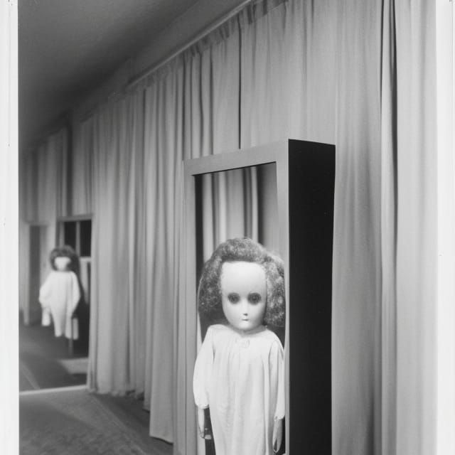 When The Clock Strikes Midnight She Imagines She Sees Watchful Eyes 