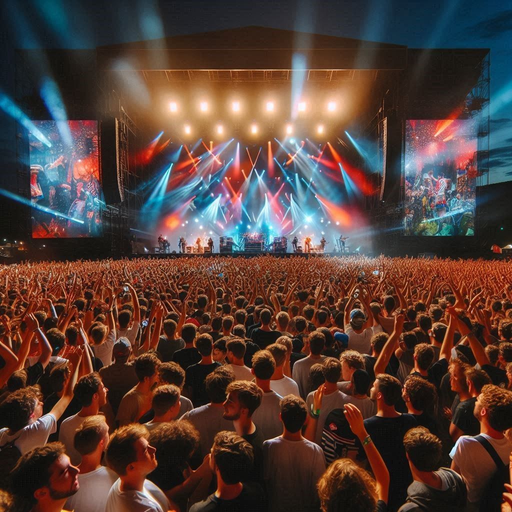 This friday night, with Lenny Kravitz at the Eurockéennes (Olchap is on third row)