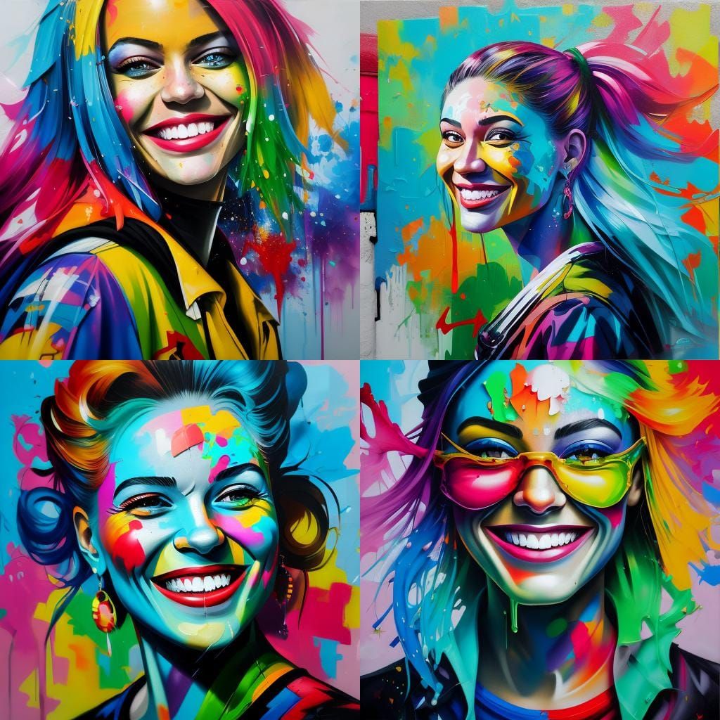 Beautiful woman smiling at you