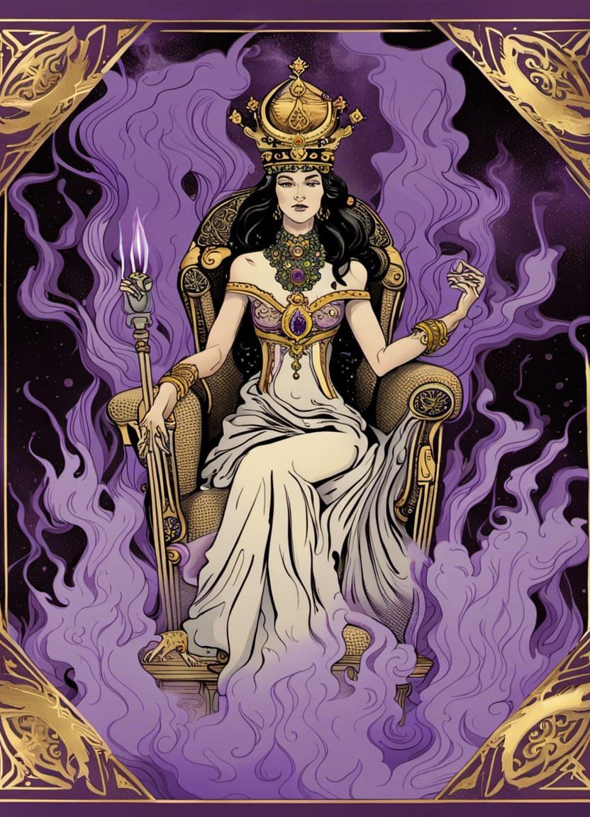 Tarot Series The Empress AI Generated Artwork NightCafe Creator
