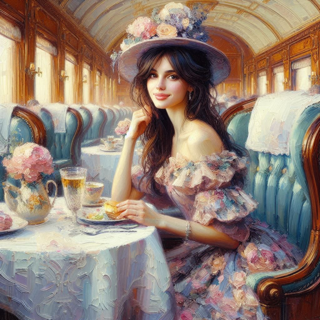 Breakfast on the train