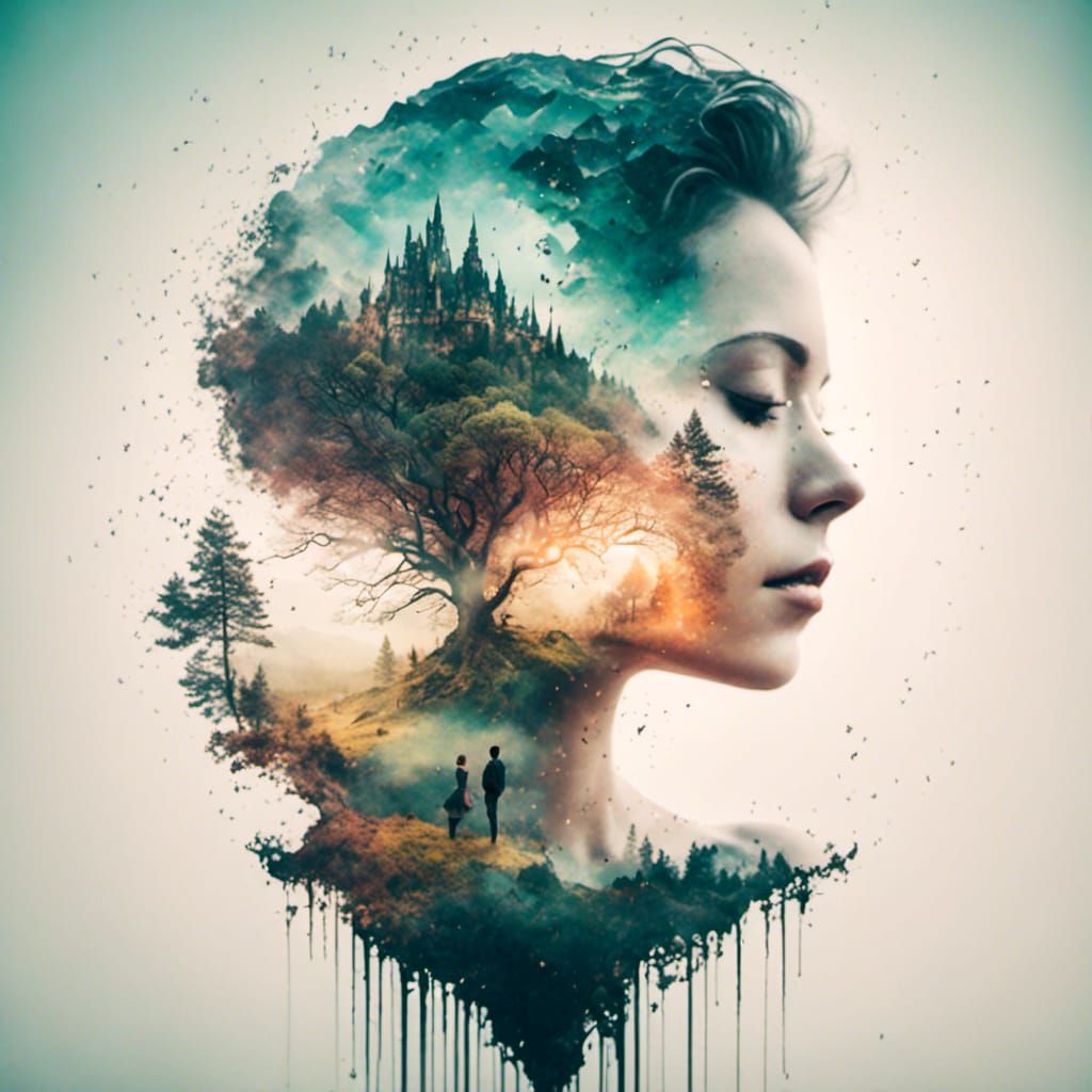 <lora:ExpDiff 2:1.0>, double exposure, double exposure splash art and pen, layered exposure, double exposure, layered double exposure art, P...