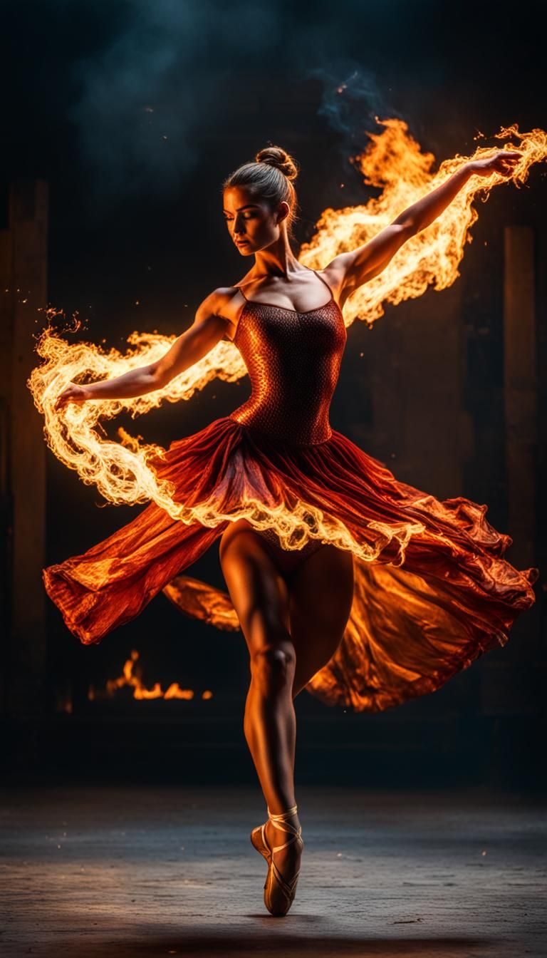 Fire Dance AI Generated Artwork NightCafe Creator