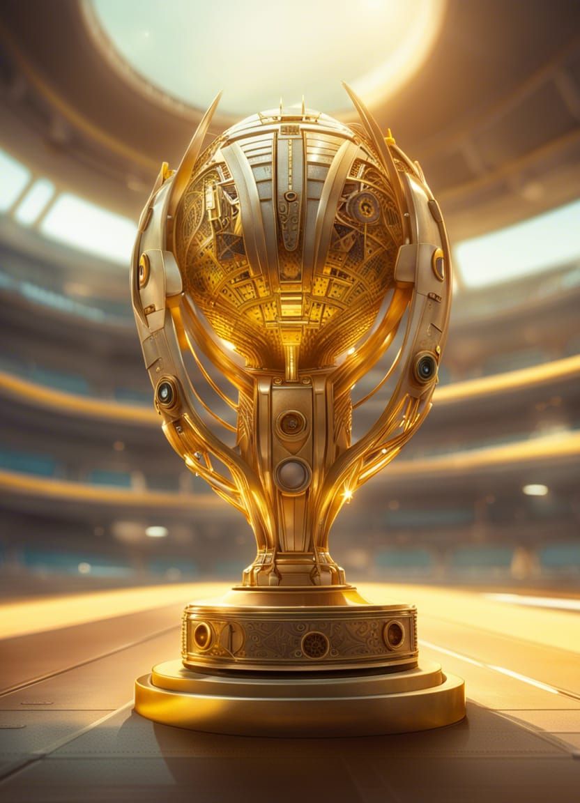 Golden Trophy for the 1st place of Athletics  by @Unreality One